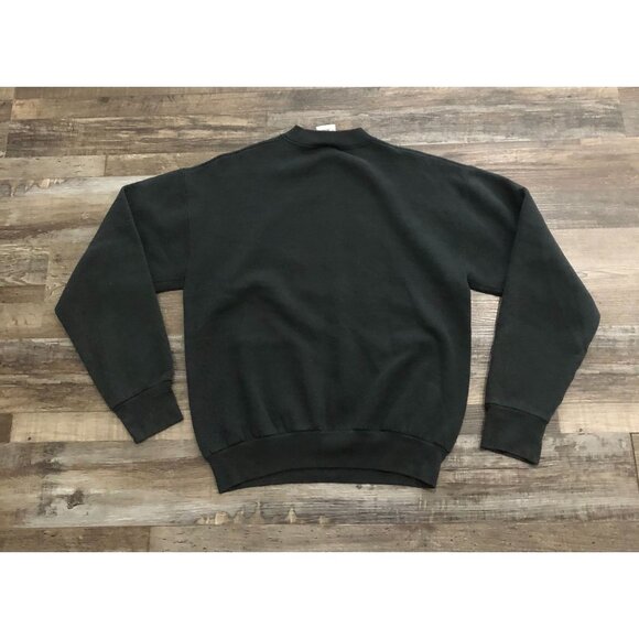 Vintage Mickey & Co Adult Medium Mickey Looking Backward Sweatshirt Black - Picture 5 of 7